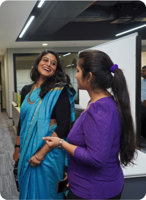 q2 employees talking