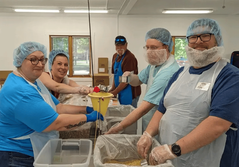 working-volunteer