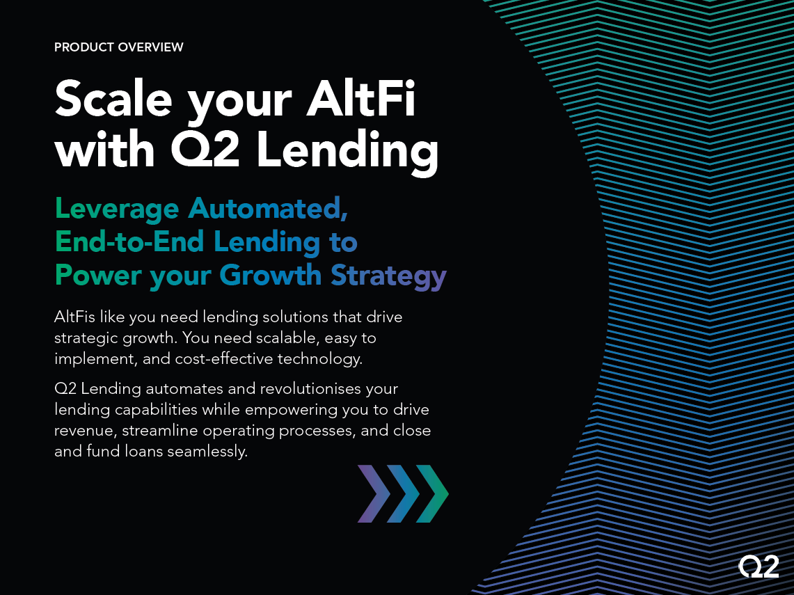 Scale Your AltFi with Q2 Lending