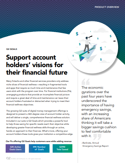 Support account  holders’ visions for  their financial future