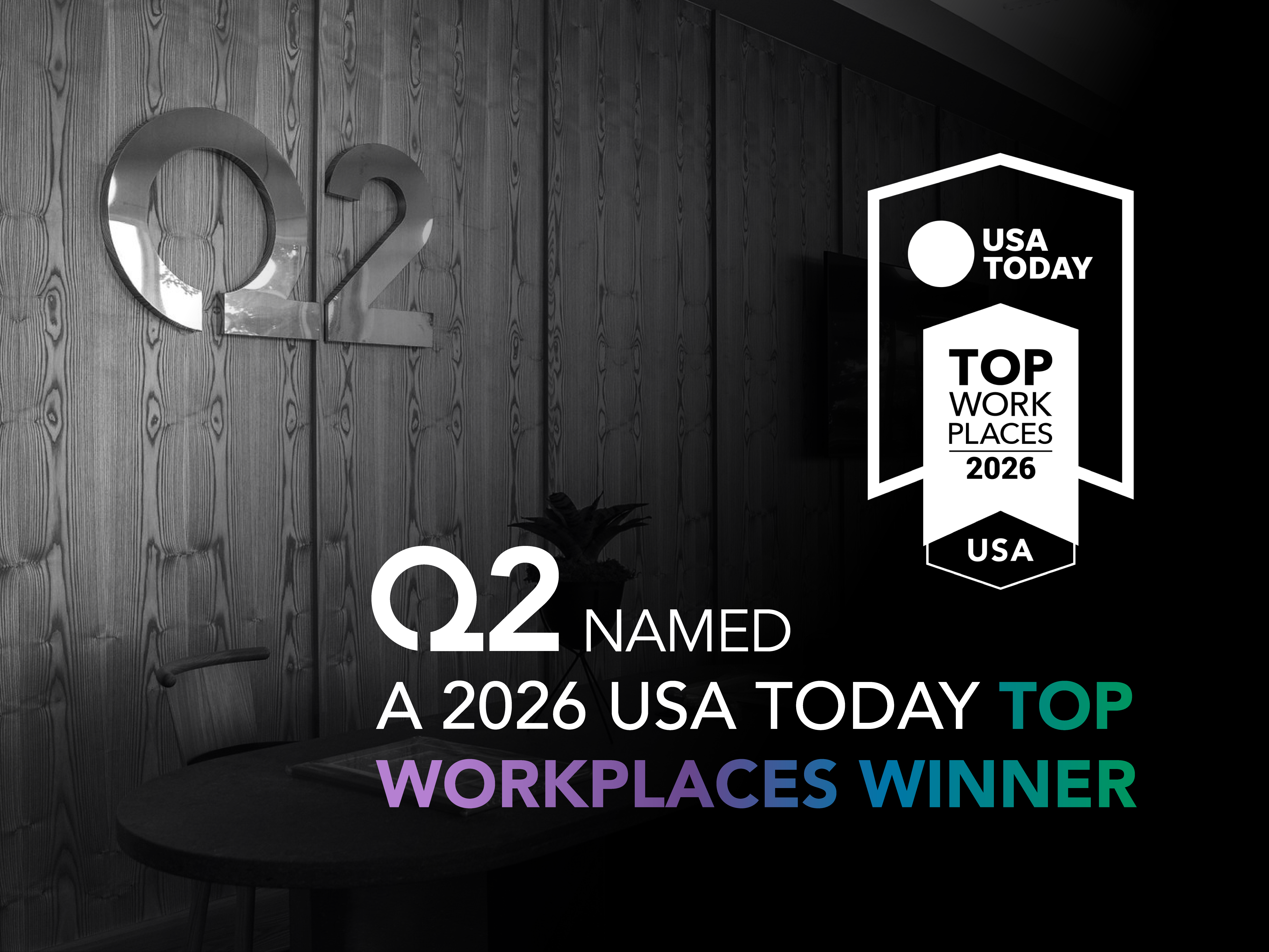 Q2 Named a 2026 USA TODAY Top Workplaces Winner