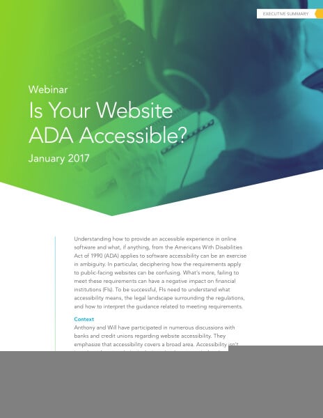 Is your website ADA accessible?