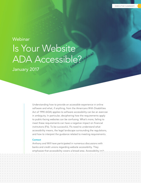 Is your website ADA accessible?