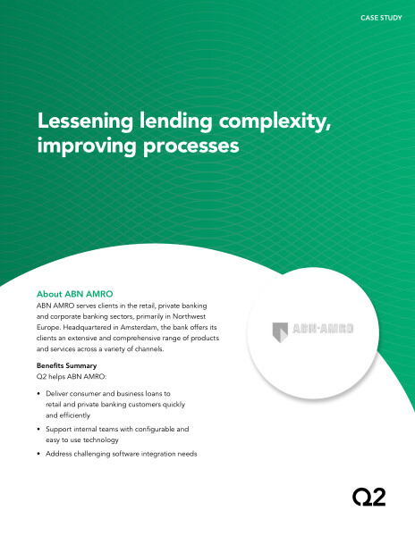 Lessening lending complexity, improving processes