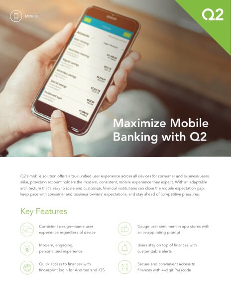 Maximize mobile banking with Q2